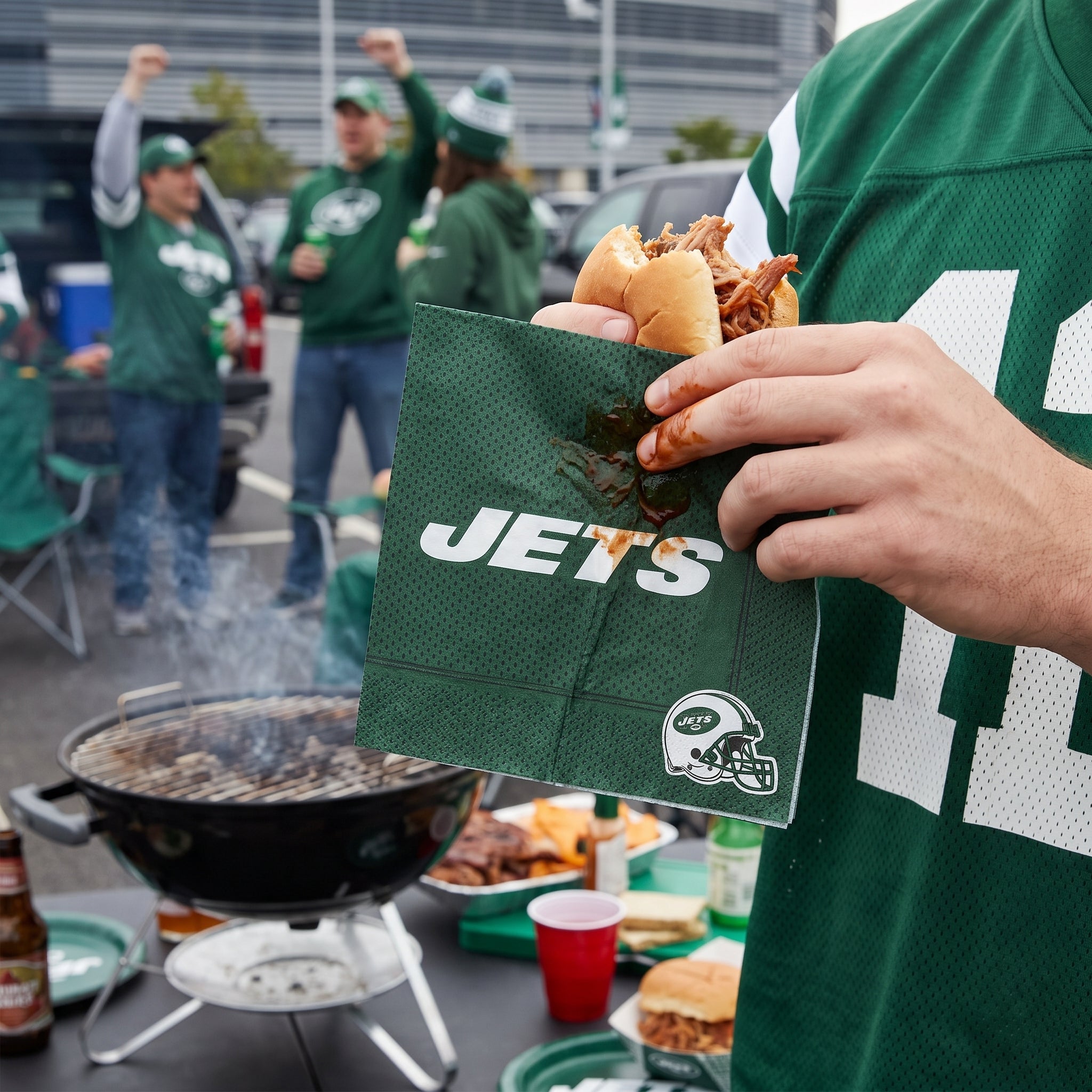 New York Jets NFL Lunch Napkins - 6.5 In. x 6.5 In.