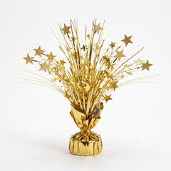 12" Gold Metallic Foil Starburst Centerpiece