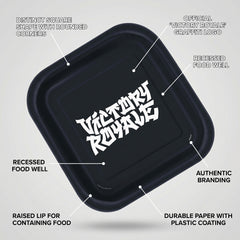 Fortnite Square Party Plates - Victory Royale Disposable Paper Tableware, 23 cm, Pack of 8