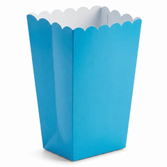 Mini Popcorn Treat Boxes, 5-Pack, Blue