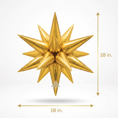 Gold Magic Star Metallic Balloon