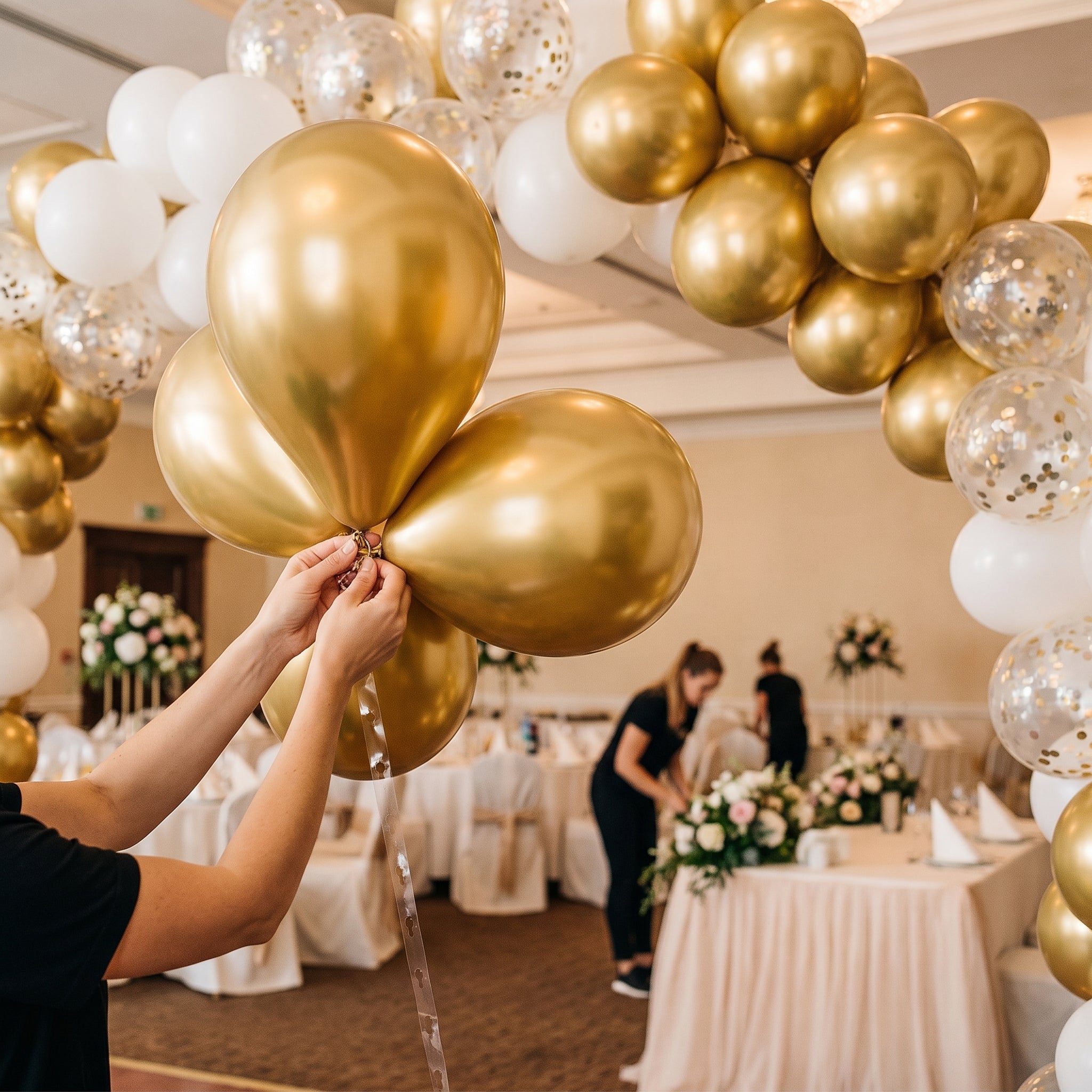 Luxaire Premium Gold Latex Balloons - 12-Inch, 25-Pack