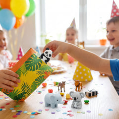 Jungle Animal Eraser Party Favors - Mega Value Pack
