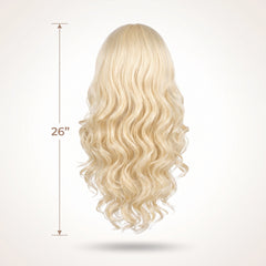 Long Blonde Curly Wig - Perfect for Halloween
