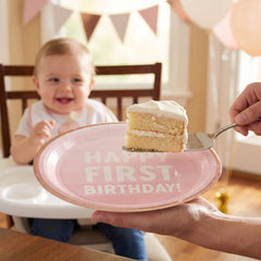 Baby's First Birthday 7" Round Paper Plates