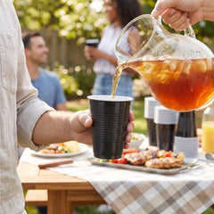 Black Plastic Party Cups - 18 oz | 16 Count