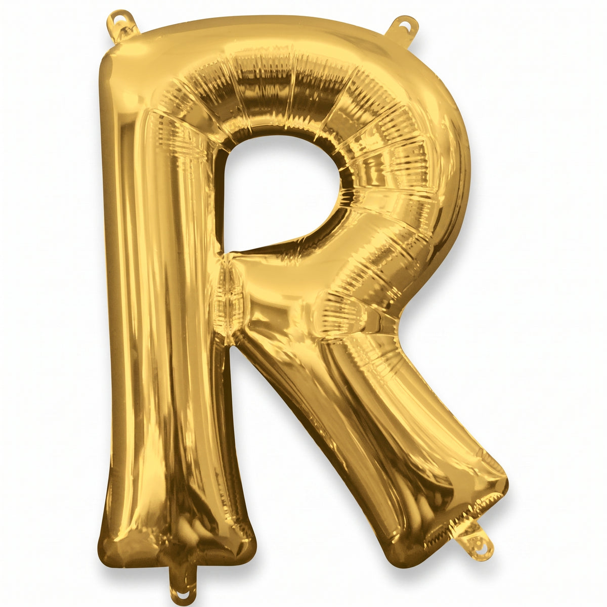 Gold Foil Letter "R" Air-Filled Balloon