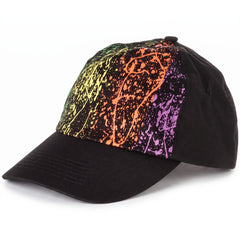 Neon Splash Baseball Cap - Vibrant Team Spirit Accessory