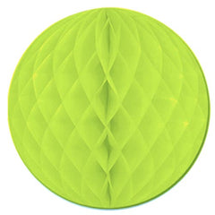 19in. Lime Green Honeycomb Ball
