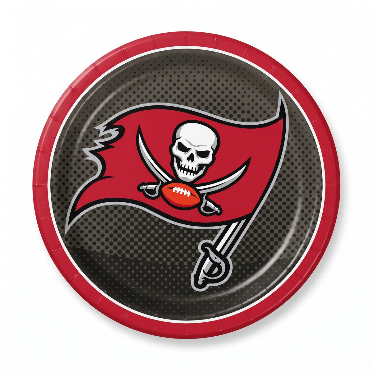 Tampa Bay Buccaneers 9" Round Paper Plates