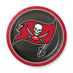 Tampa Bay Buccaneers 9" Round Paper Plates