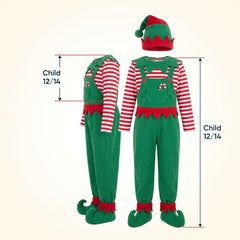 Children's Unisex Elf Costume - Festive Holiday Attire