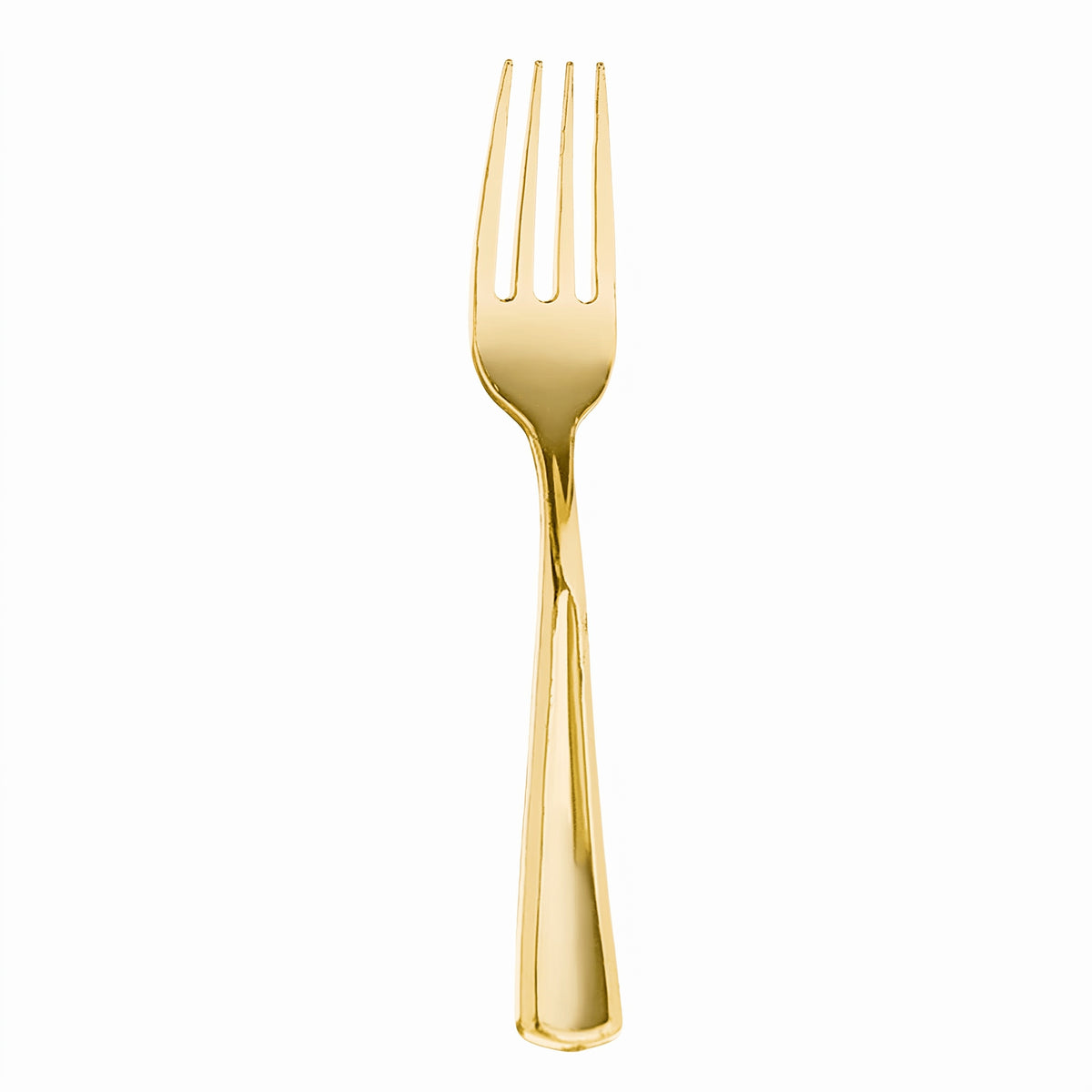 Premium Gold Plastic Fork