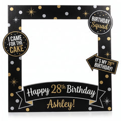 Sparkling Celebration DIY Customizable Photo Frame Kit for Birthday Parties