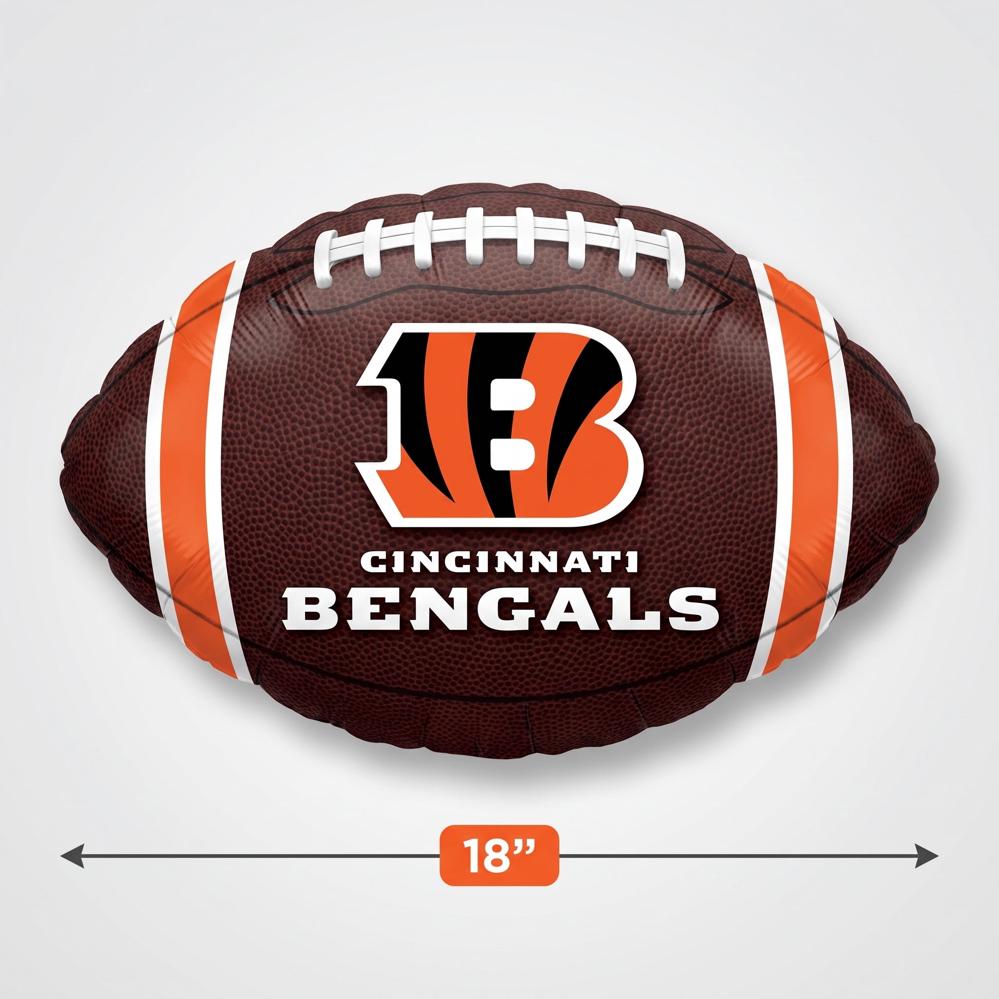 Cincinnati Bengals 18" Foil Mylar Balloon