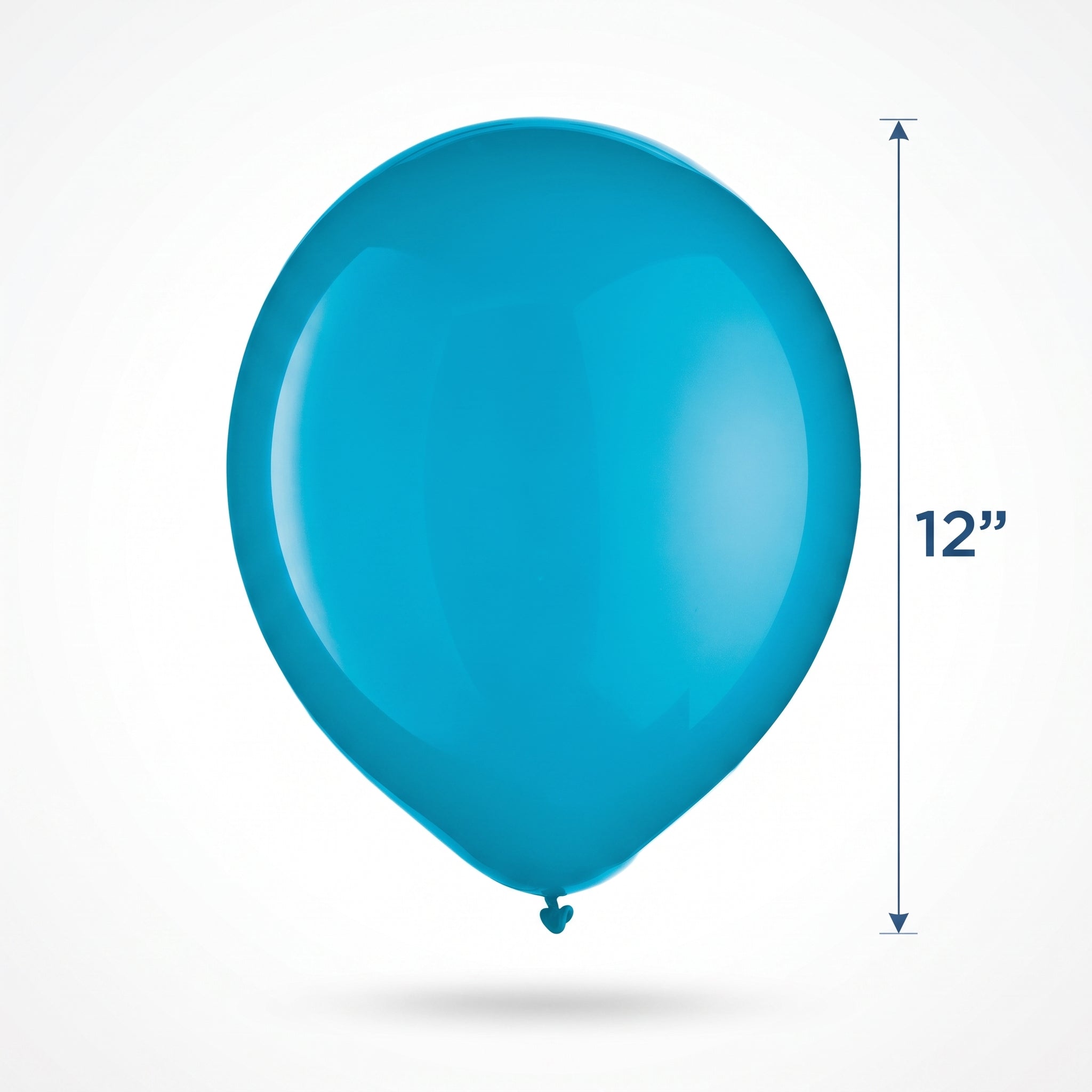 Bulk Caribbean Blue Latex Balloons - 12 Inch | 100 Count