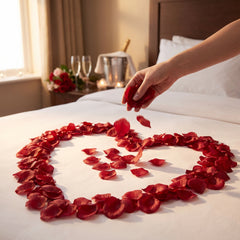 Luxurious Red Rose Petal Decorations - 300 Pack