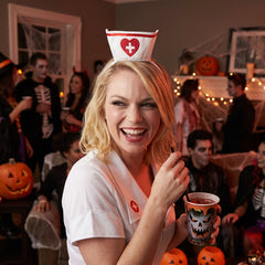 Mini Nurse Hat Headband Costume Accessory