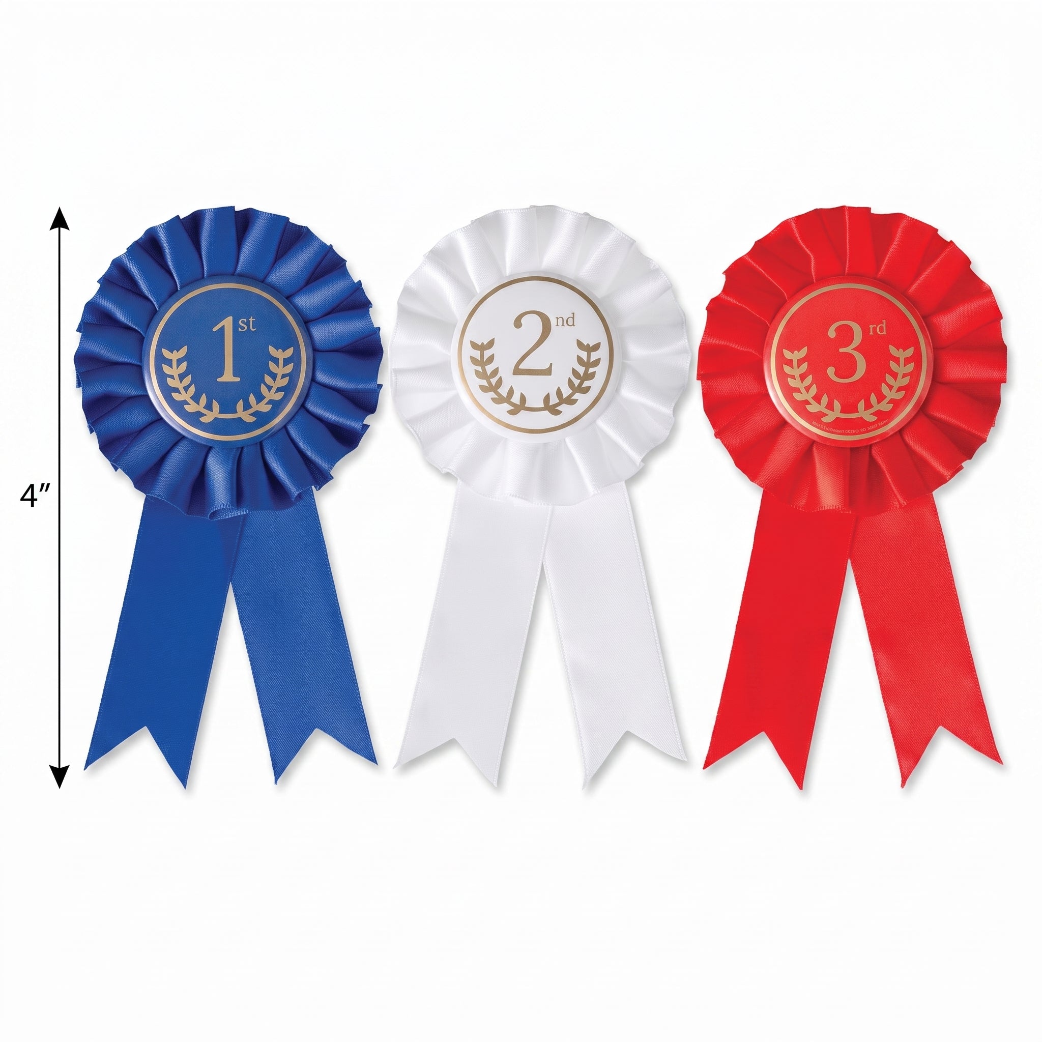 Sports Award Ribbons - 3 Pack