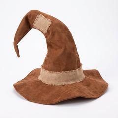 Halloween Scarecrow Burlap Hat - Oversized Foam Costume Accessory