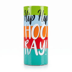 "Hip Hip Hooray" Confetti Party Poppers