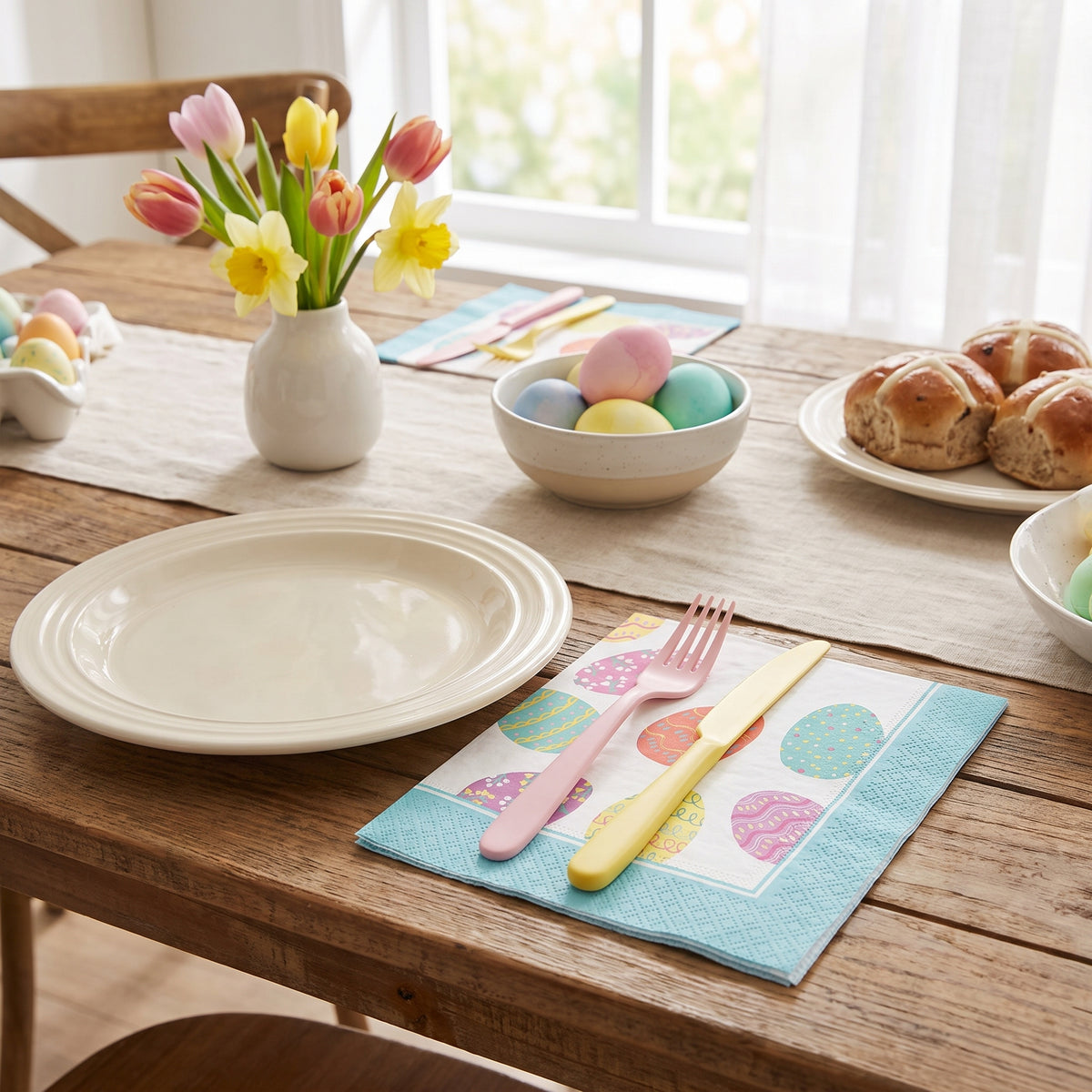 Easter Blessings Luncheon Napkins - 6.5 In. x 6.5 In. - 2-Ply