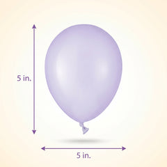 Galactic Lilac 5" Latex Balloons - 50 Count