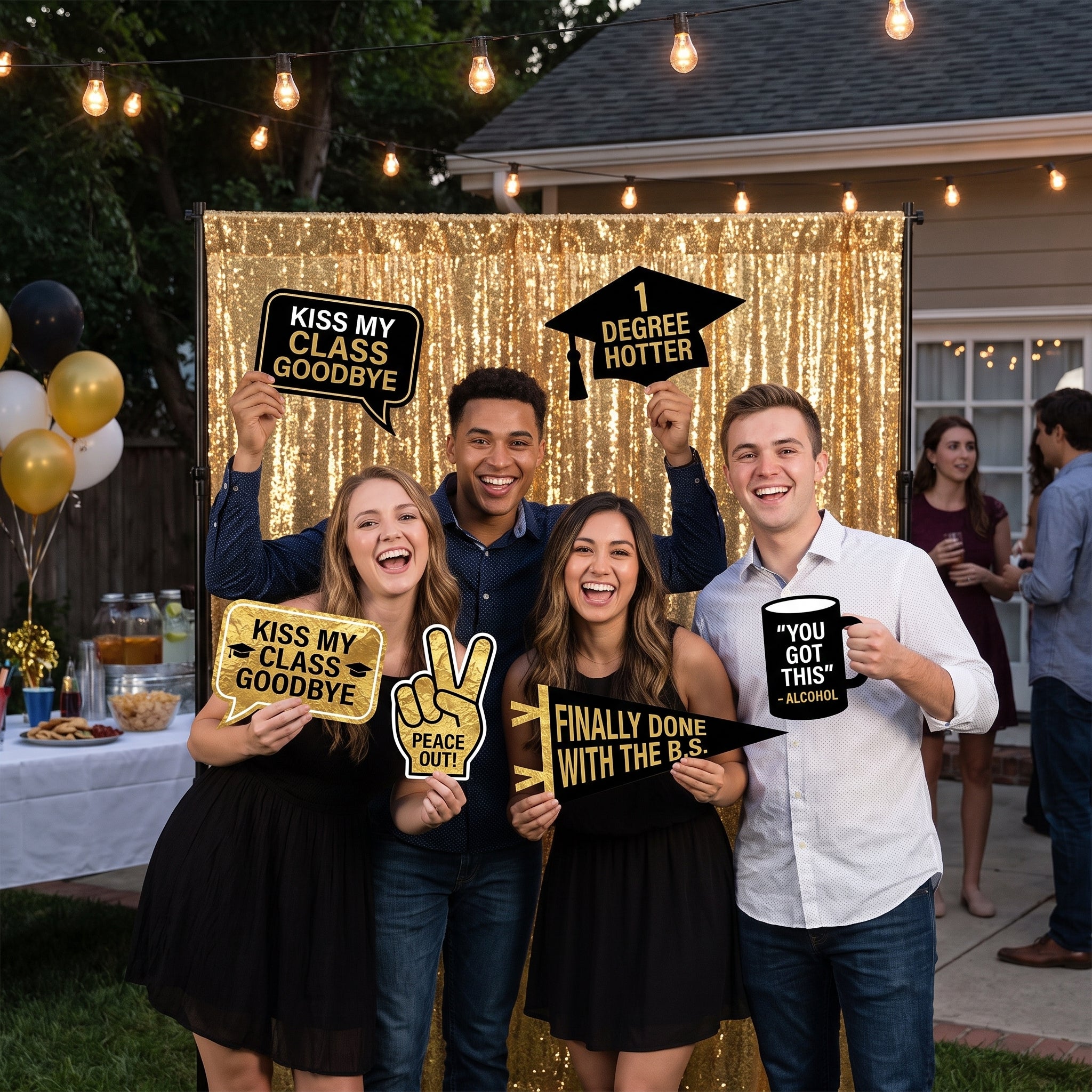 Edgy Graduation Celebration Cutouts