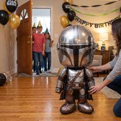 Star Mandalorian Balloon Buddy - Foil Super Shape
