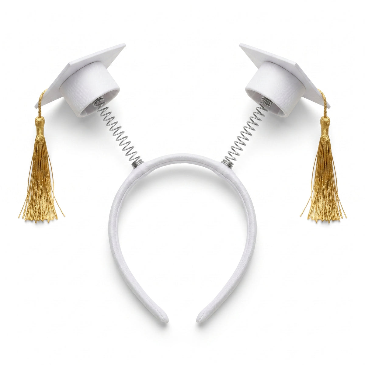 White Graduation Cap Headbopper