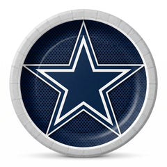 Dallas Cowboys 9" Round Paper Plates