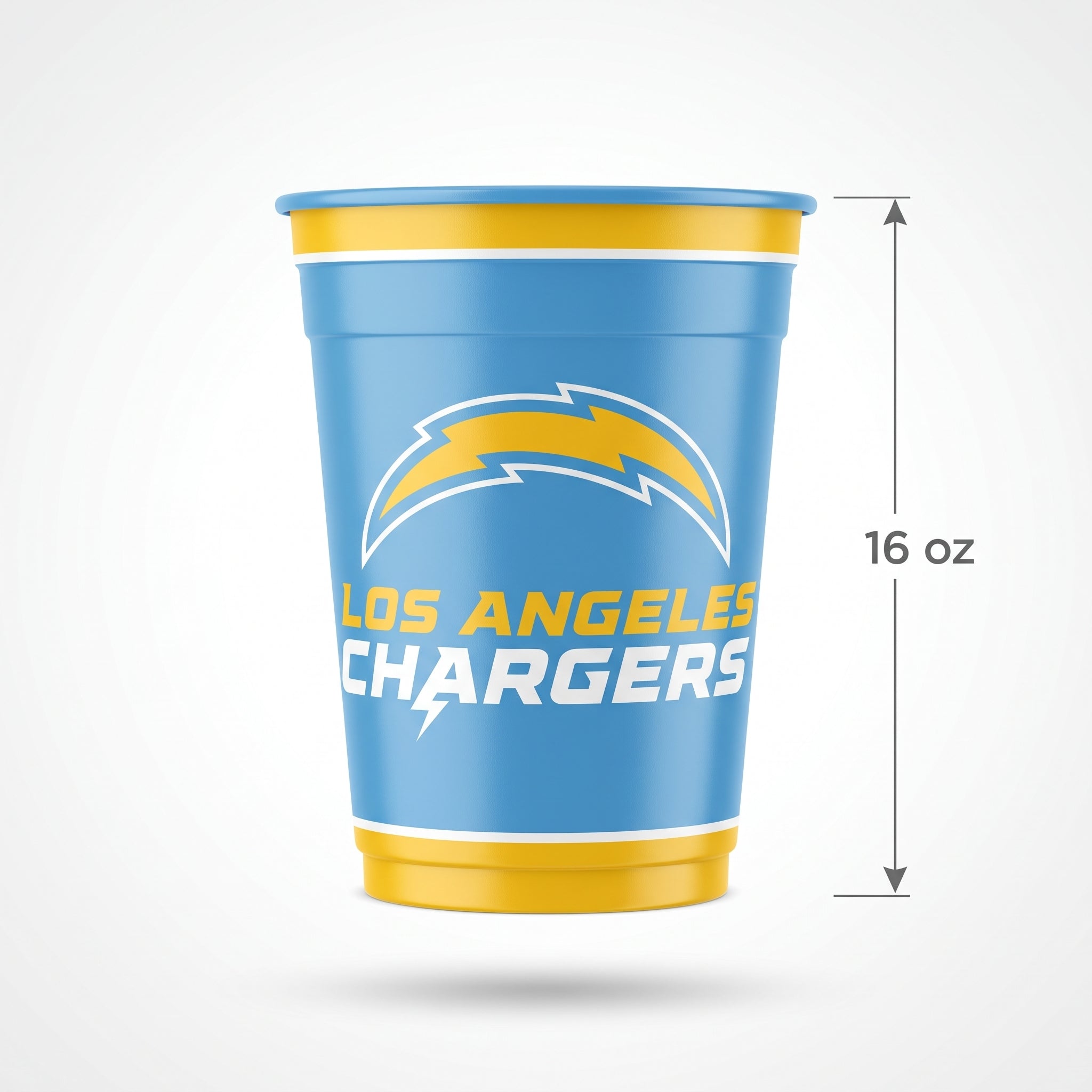 Los Angeles Chargers 16oz NFL Plastic Party Cup