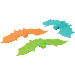 Halloween Plastic Bats/6 Per Pkg