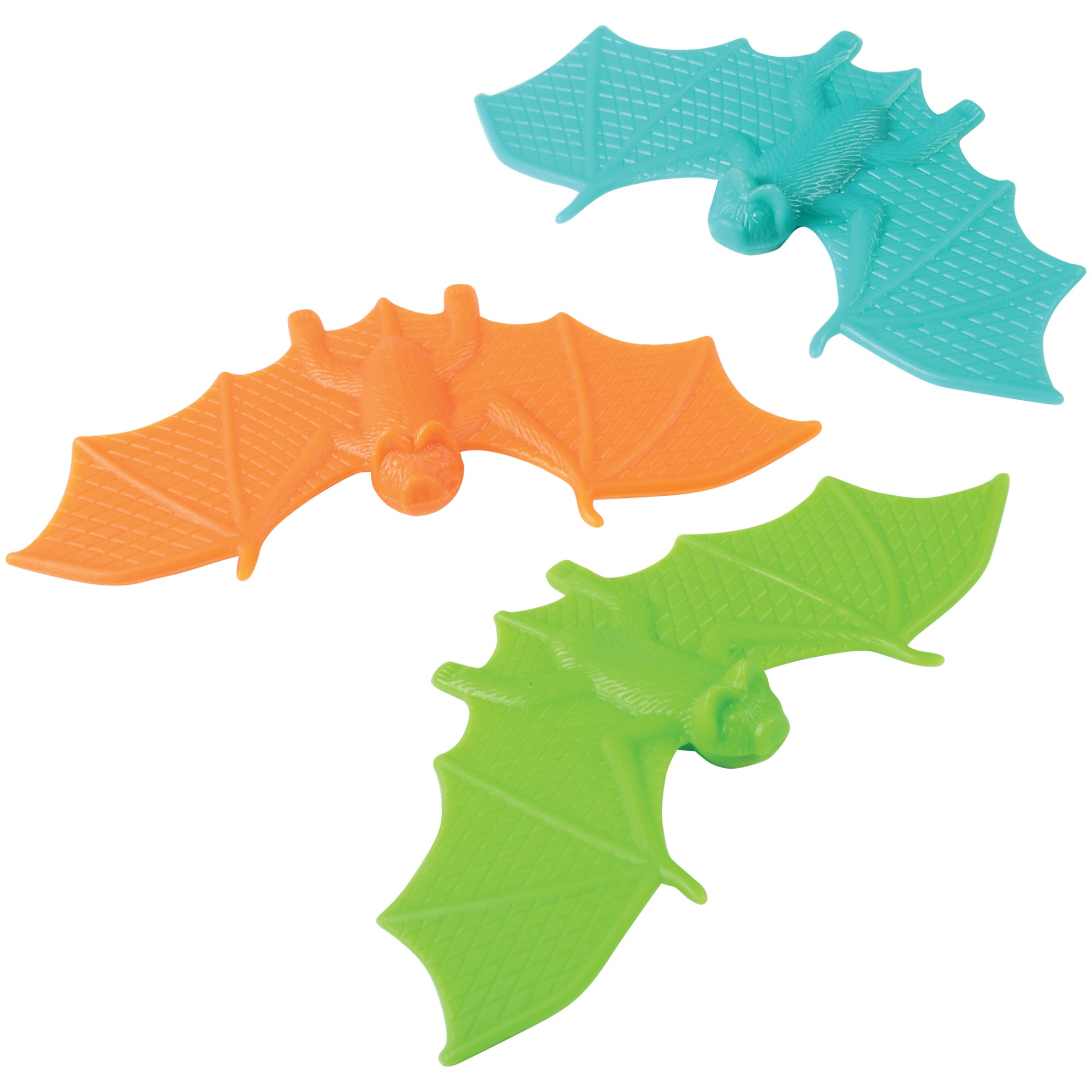 Halloween Plastic Bats/6 Per Pkg