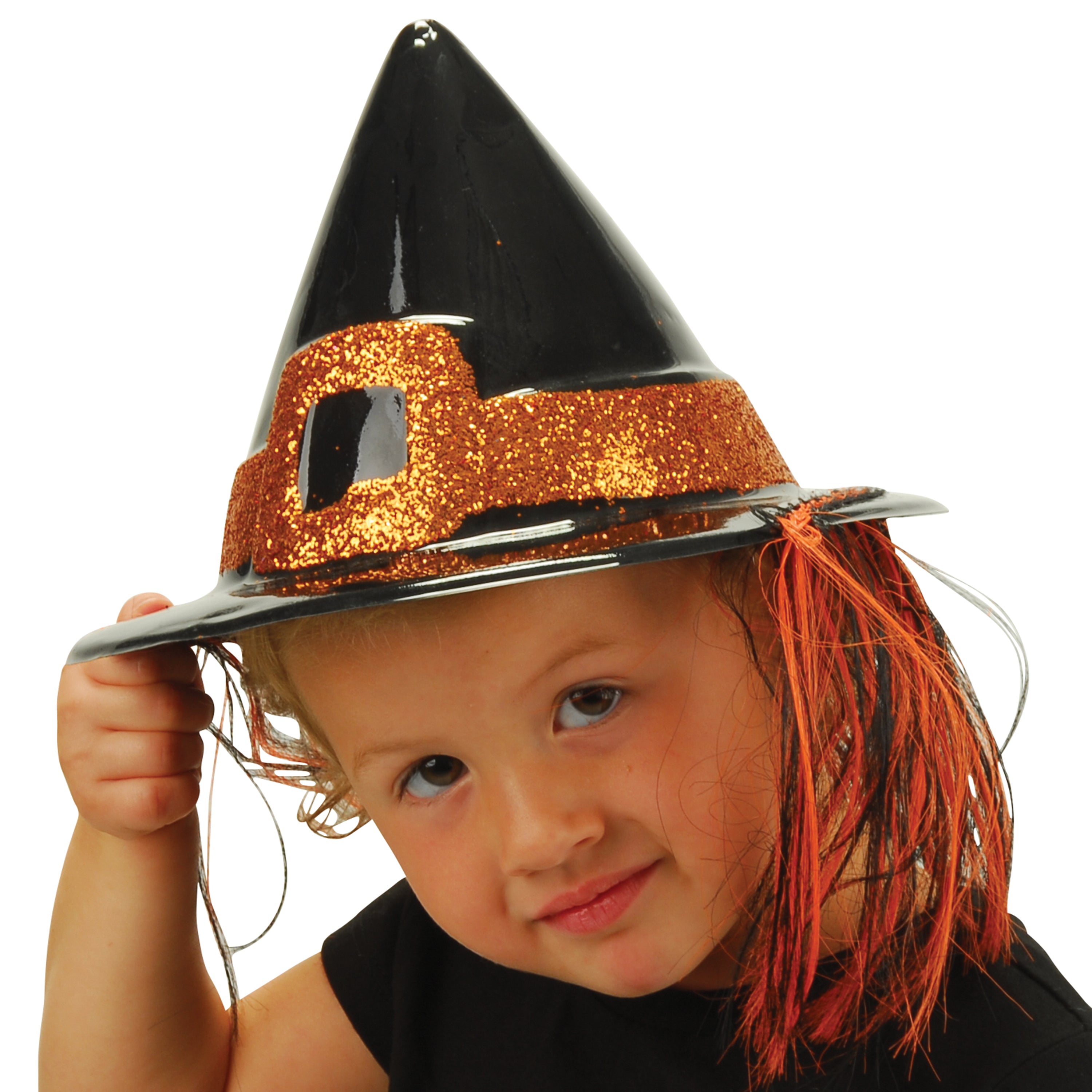 Witch'S Hat W/Hair/Child Size