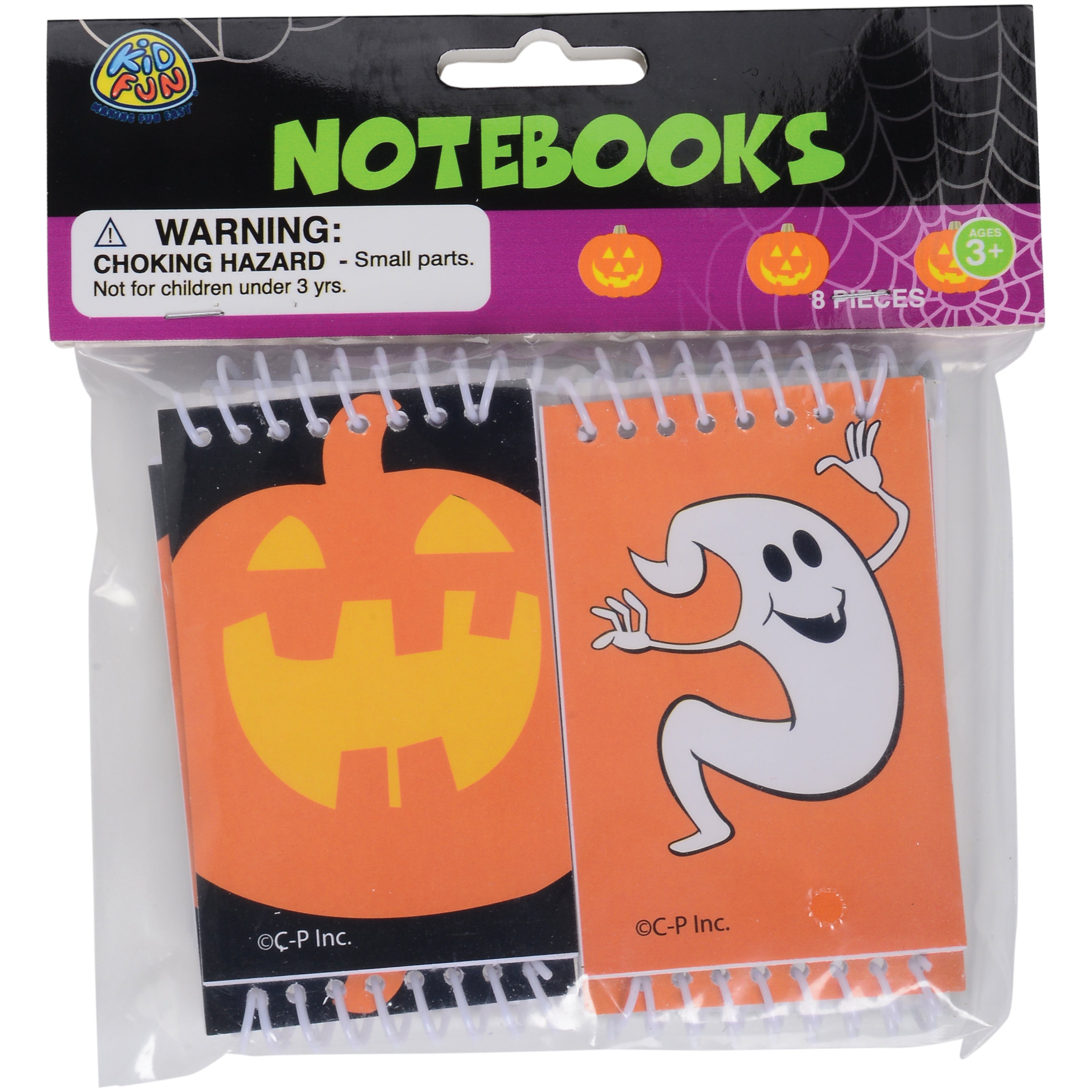 Halloween Notebooks/8 Per Pkg