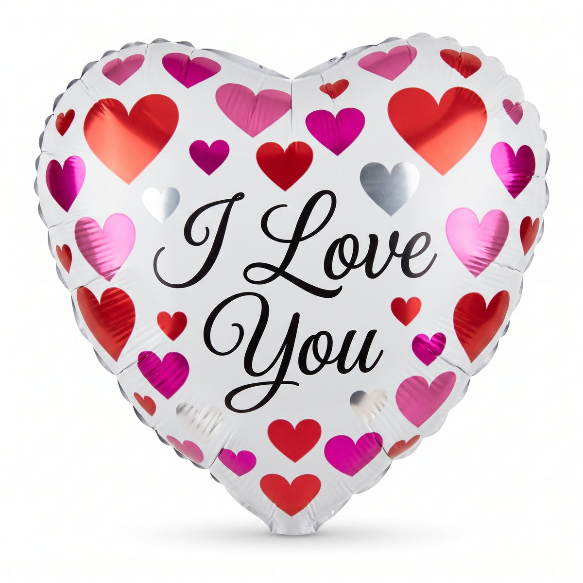 Heartfelt "I Love You" 18-Inch Foil Balloon