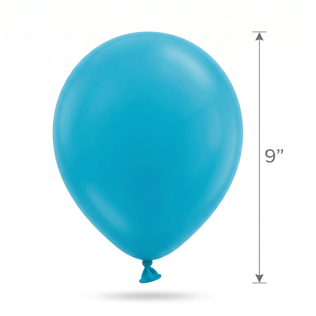 Caribbean Blue 9" Latex Balloons - Pack of 20