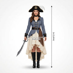 Elegant Posh Pirate Women's Halloween Costume