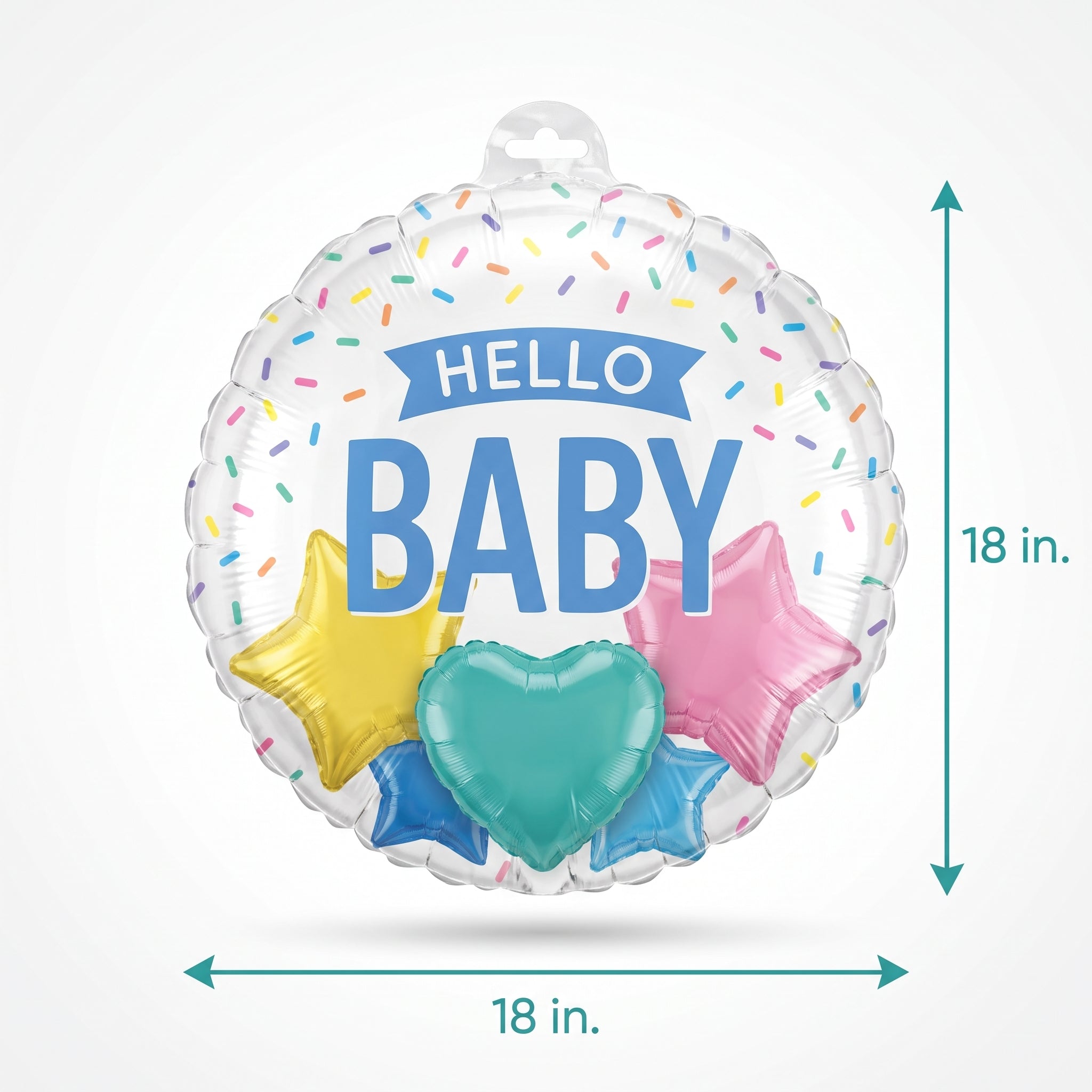 Sweet Baby Icons Foil Balloon