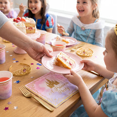 Disney Princess "A Princess Party" Lunch Napkins - 6.5 In. x 6.5 In. - 16 Pack