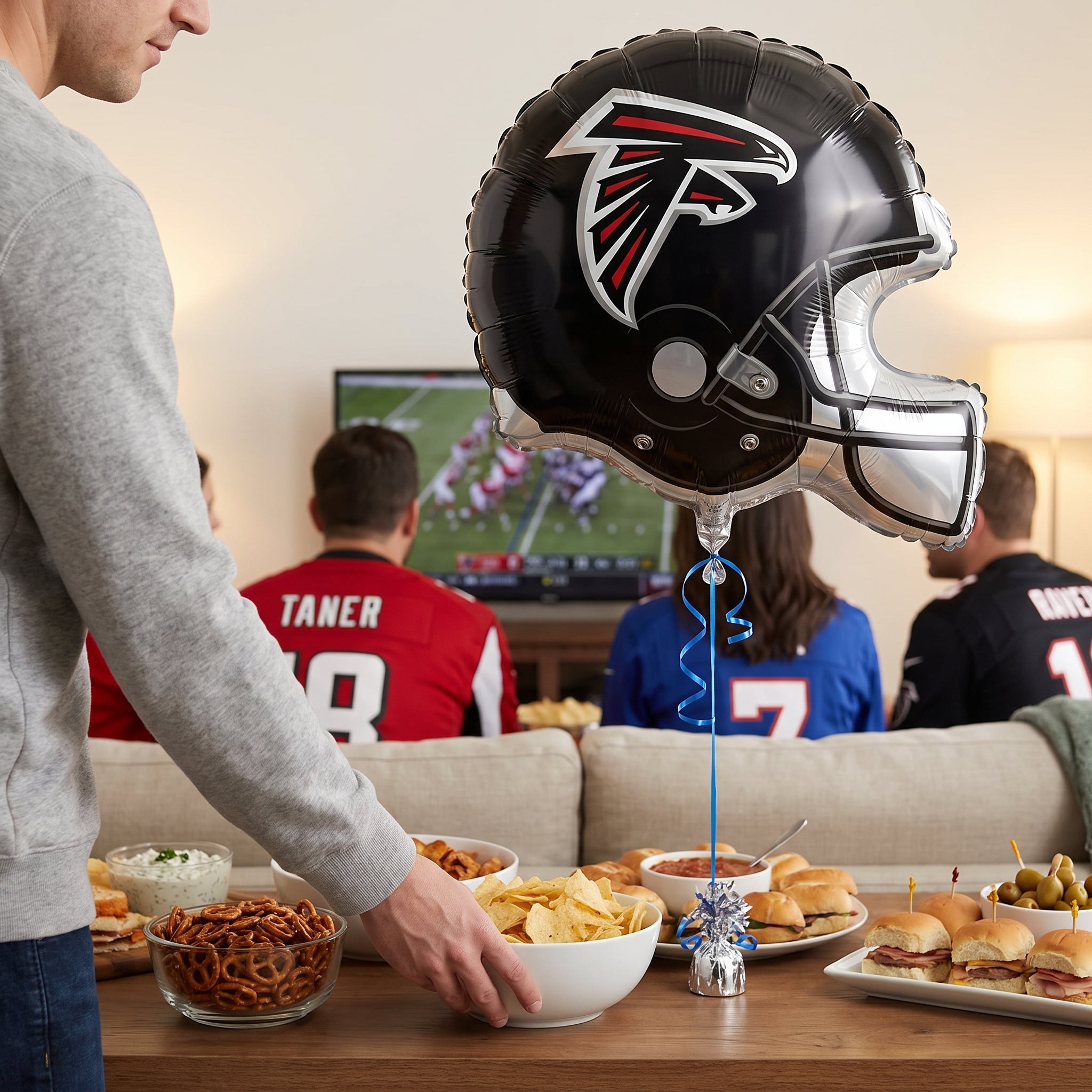 Atlanta Falcons Helmet Foil Super Shape Balloon -21 inch