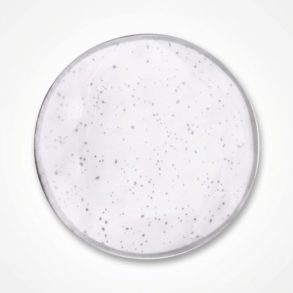 Elegant Silver Trim Melamine Appetizer Plate - 6.25 Inch