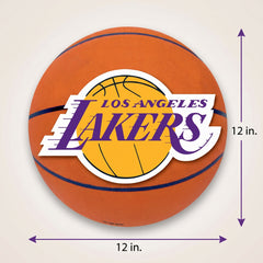 12" Los Angeles Lakers Basketball Cutout