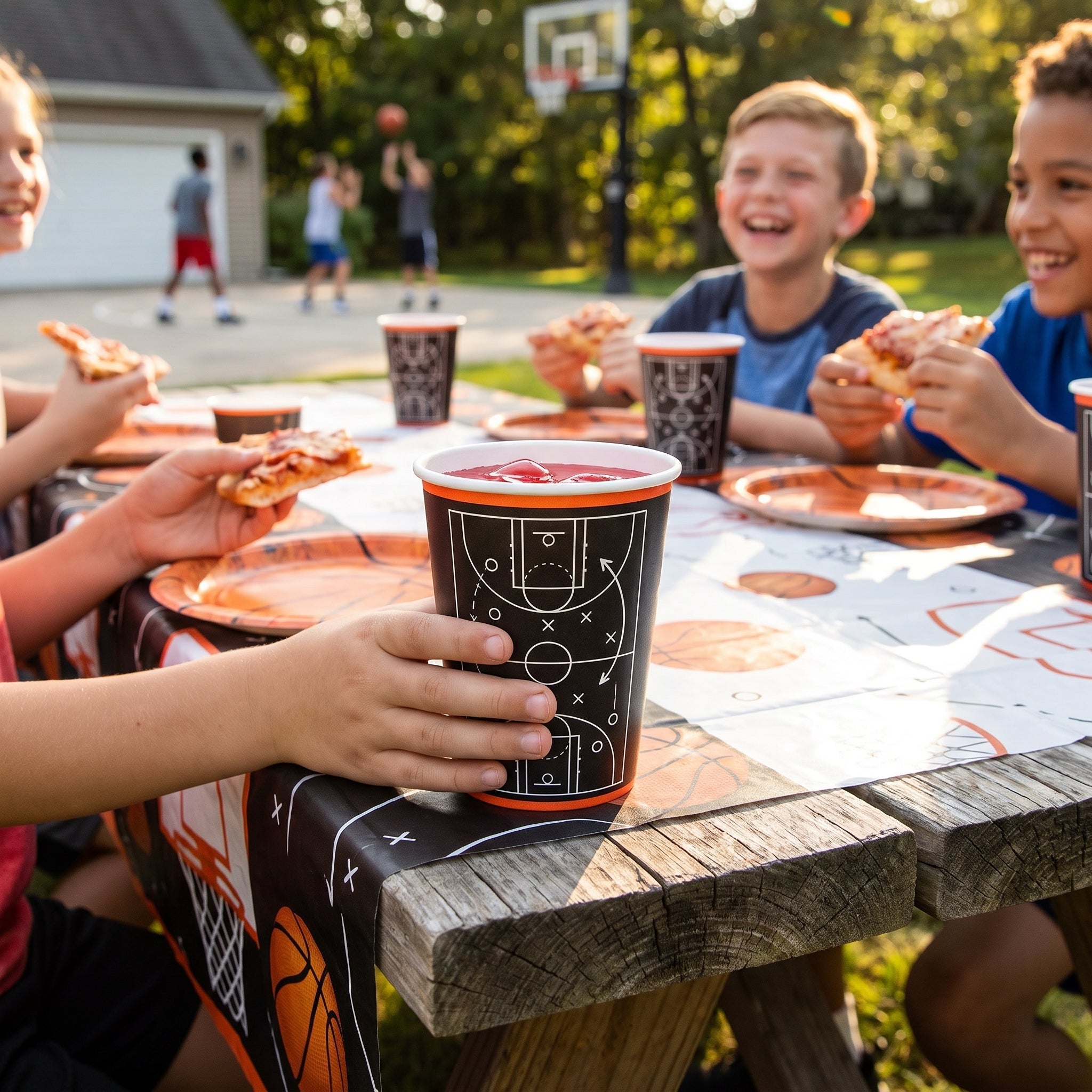Alley Oop Basketball 12oz Paper Cups