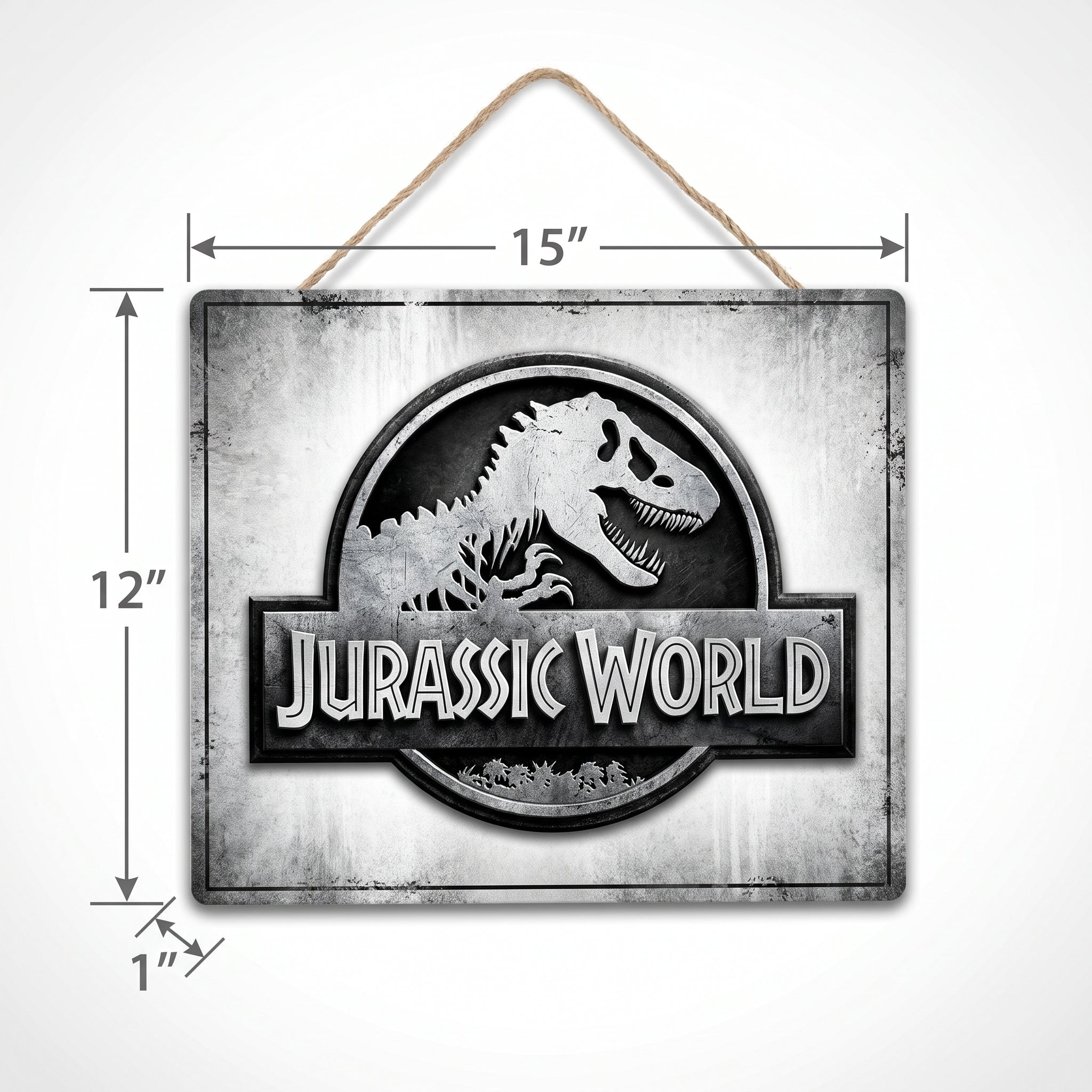 Jurassic World Into the Wild Hanging Sign Decoration