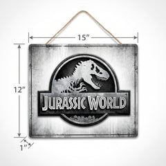 Jurassic World Into the Wild Hanging Sign Decoration