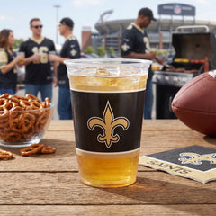 New Orleans Saints 16oz Plastic Cups - 25 Pack