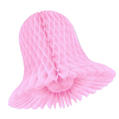 18 In. Pink Honeycomb Tissue Bell