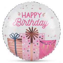 Pastel Birthday Celebration Foil Balloon - 18"